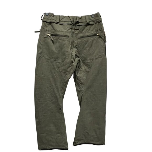 Volcom Men's Snowboard Pants, Green, Medium - Picture 2 of 14